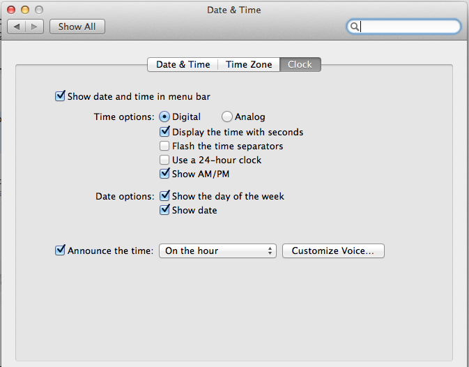 hourly chime for mac